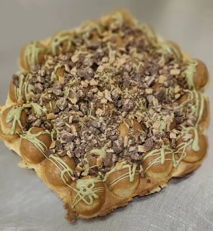 Manger dans une gaufrerie japonaise à la Plaine des Palmistes, La Plaine des Palmistes, Queen Fries Waffles